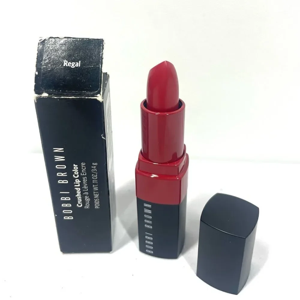 Bobbi Brown Crushed Lip Color REGAL Medium Dark Red New in Box